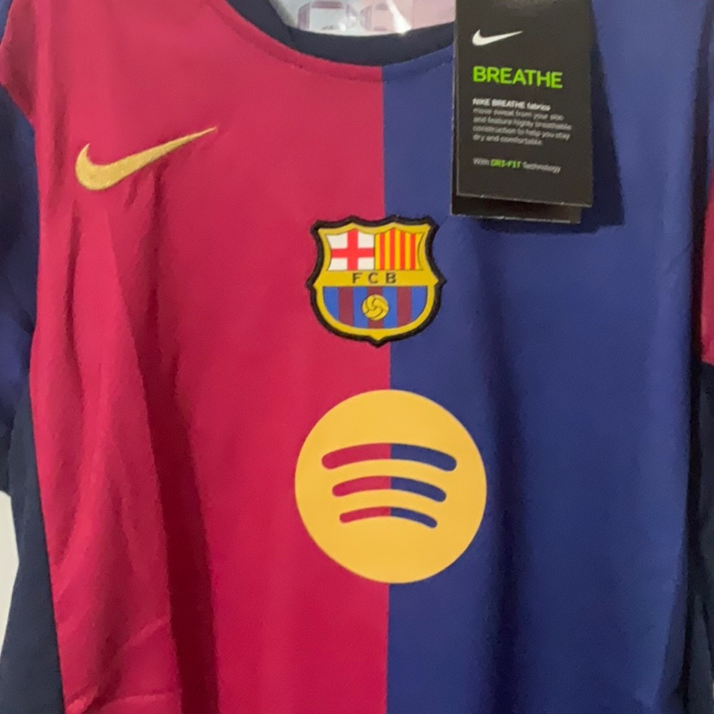 Fc Barcelona Kid Set Lamine Yamal 2024 Jersey and Short - Picture 2 of 7